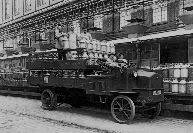 Bolles Köche - Historie - Milchwagen